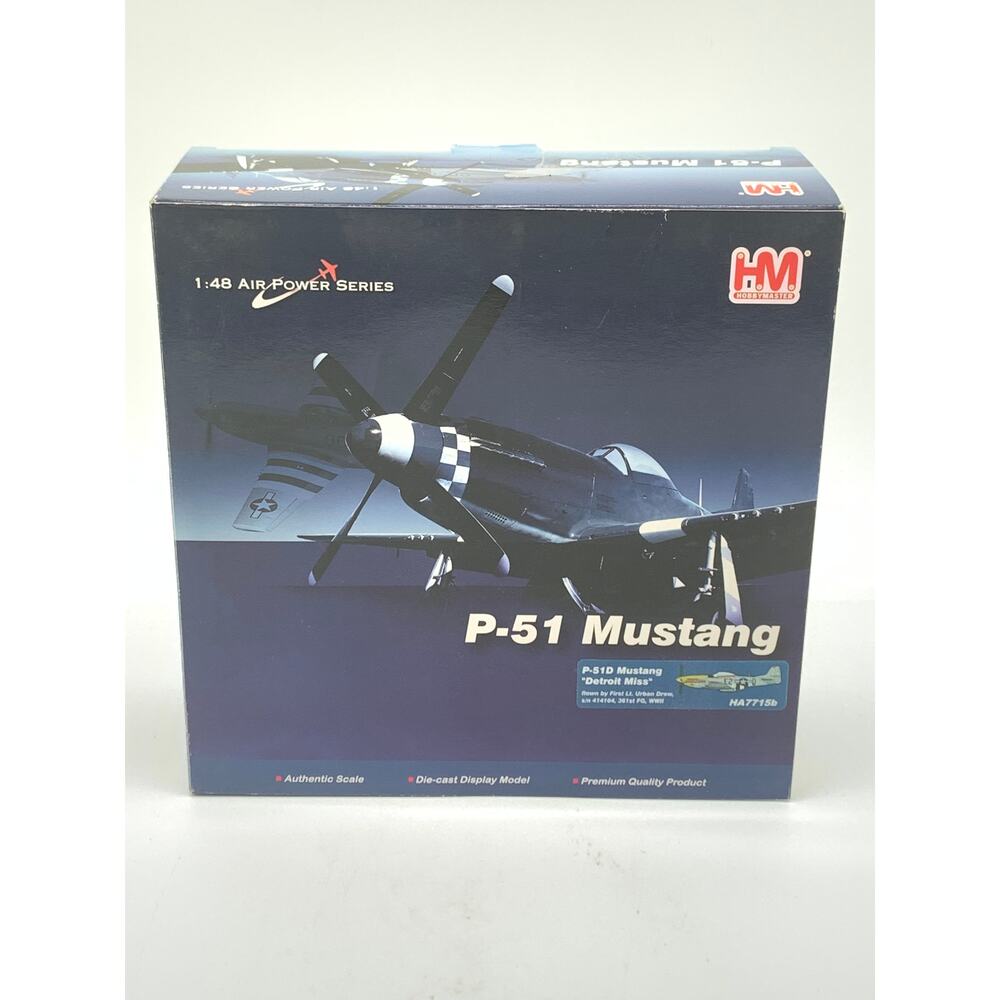 Hobby Master  HA7715B  P-51 Mustang  Detroit Miss Diecast